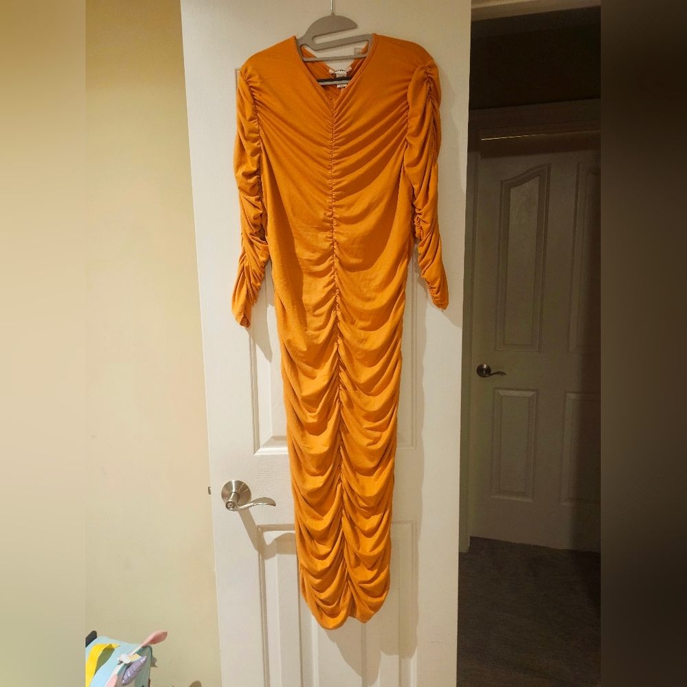 NWOT Maxi Ruching Dress Size 2X